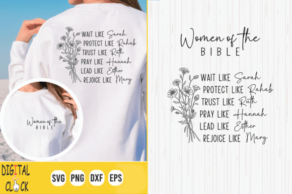 Women of the Bible Floral Religious SVG Review